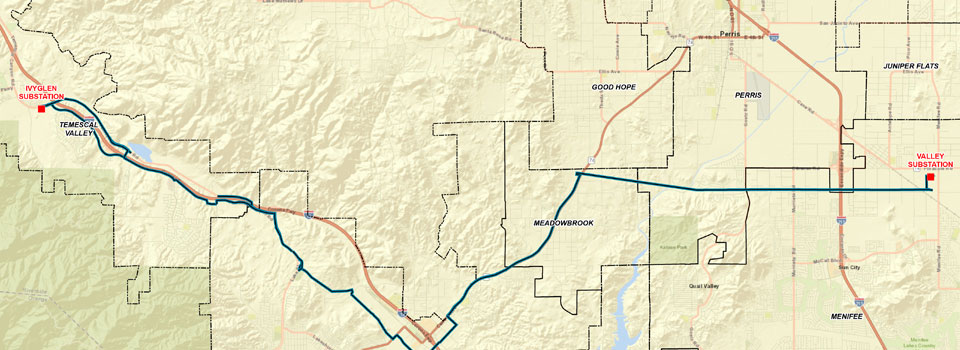 Valley Ivyglen Project map