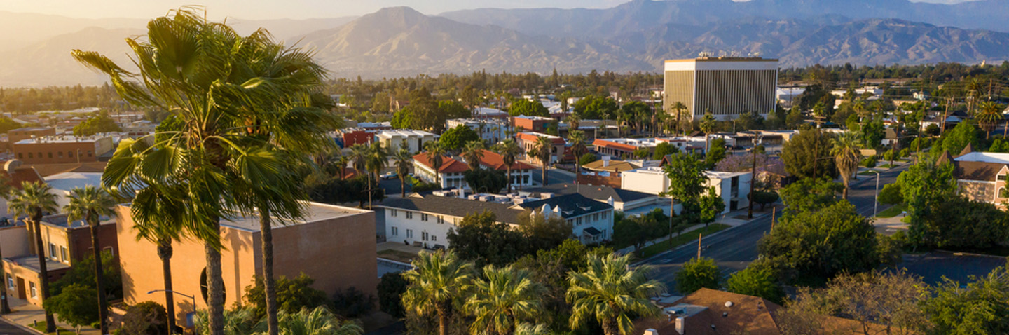 Redlands panoramic view